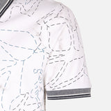 Men All-Over Print Polo T-Shirt Short Sleeve