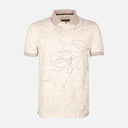 Men All-Over Print Polo T-Shirt Short Sleeve