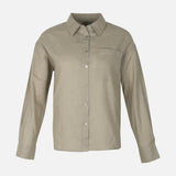Women Long Sleeve Cotton Flex Shirt