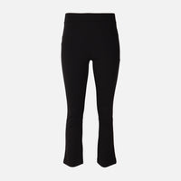 Women Cropped Flare Fit Jersey Pants