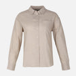 Women Long Sleeve Cotton Flex Shirt