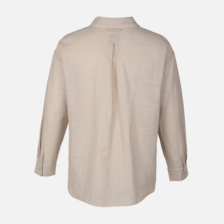 Women Long Sleeve Cotton Flex Shirt