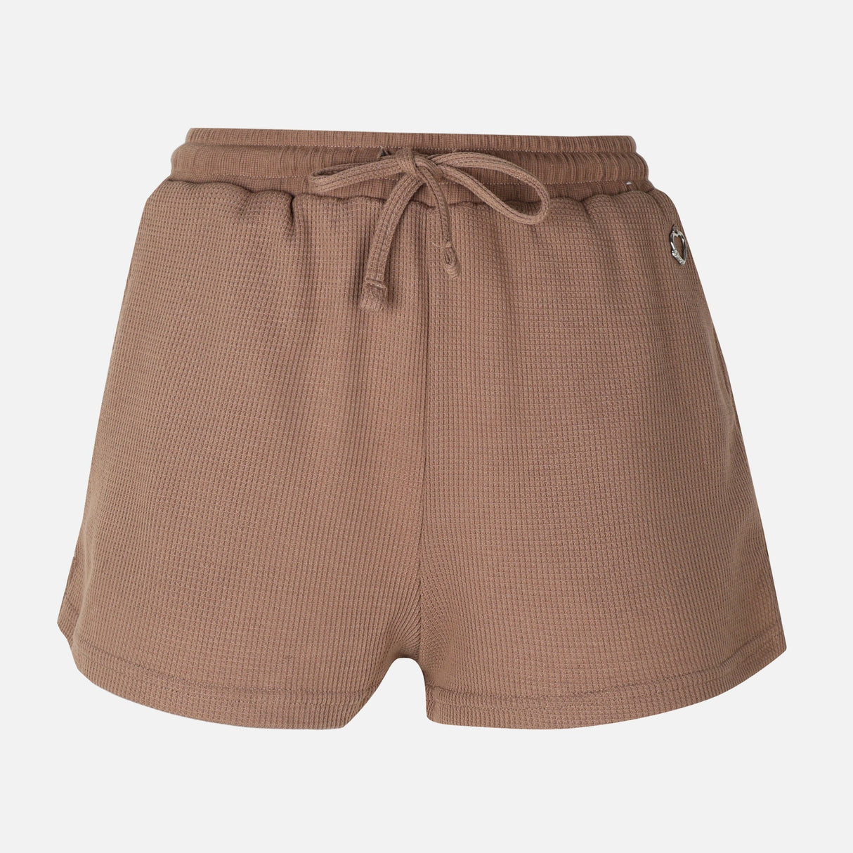 Women Basic Waffle Short