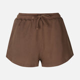 Women Basic Waffle Short