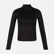 Women Basic Long Sleeve High Neck T-Shirt