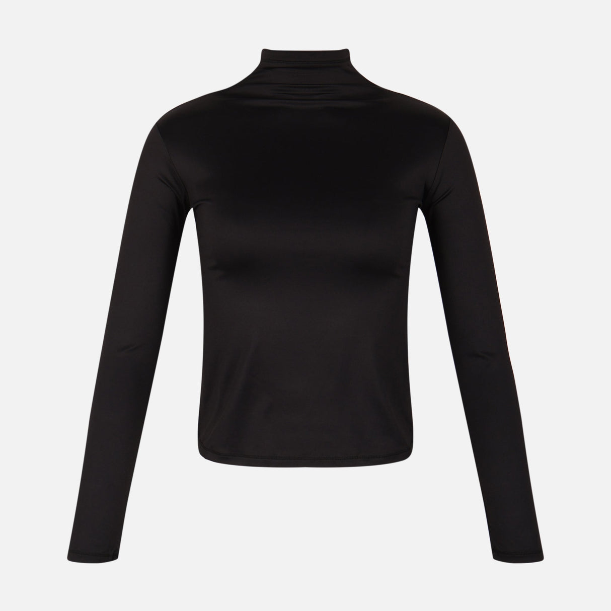 Women Basic Long Sleeve High Neck T-Shirt
