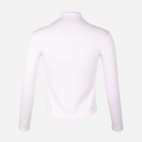 Women Basic Long Sleeve High Neck T-Shirt