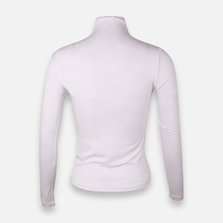 Women Basic Long Sleeve High Neck T-Shirt