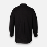 Women Linen Blend Oversized Shirt – Long Sleeve