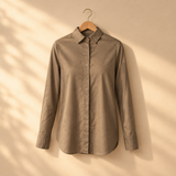 Women Linen Blend  Shirt