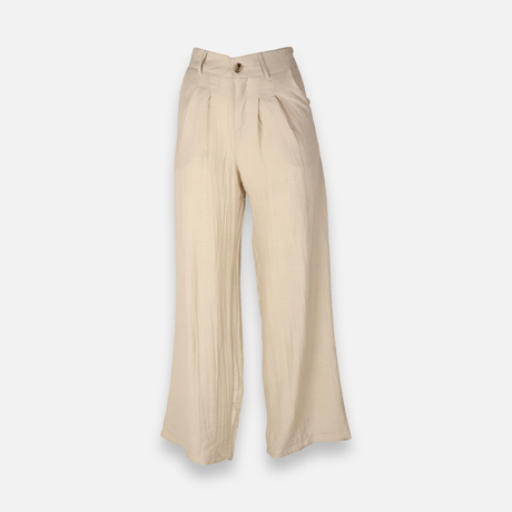 Women Linen Blend  Trouser