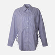 Women Striped Buttoned Tunic