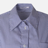 Women Striped Buttoned Tunic