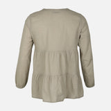 Women Long Sleeve Cotton Flex Blouse