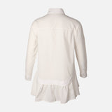 Women Poplin Oversize Button Tunic
