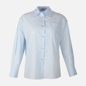 Women Poplin Oversize Butterfly Shirt