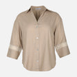 Women Lace Sleeve Shirt