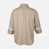 Women Lace Sleeve Shirt