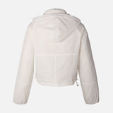 Women Woven Hooded Light Jacket