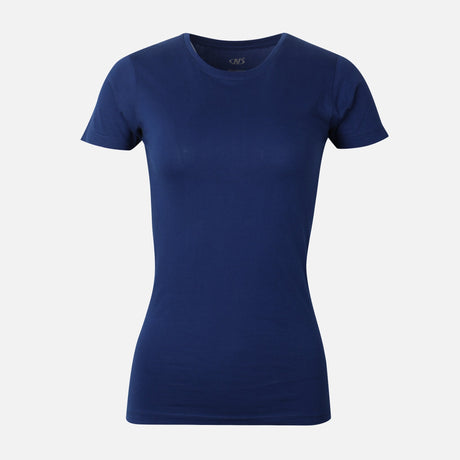 Women Basic Cotton Crewneck T-Shirt