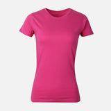 Women Basic Cotton Crewneck T-Shirt