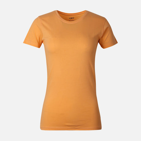 Women Basic Cotton Crewneck T-Shirt