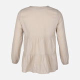 Women Long Sleeve Cotton Flex Blouse