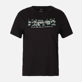 Women Loose Fit Graphic Tee