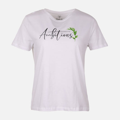 Women Loose Fit Graphic Tee