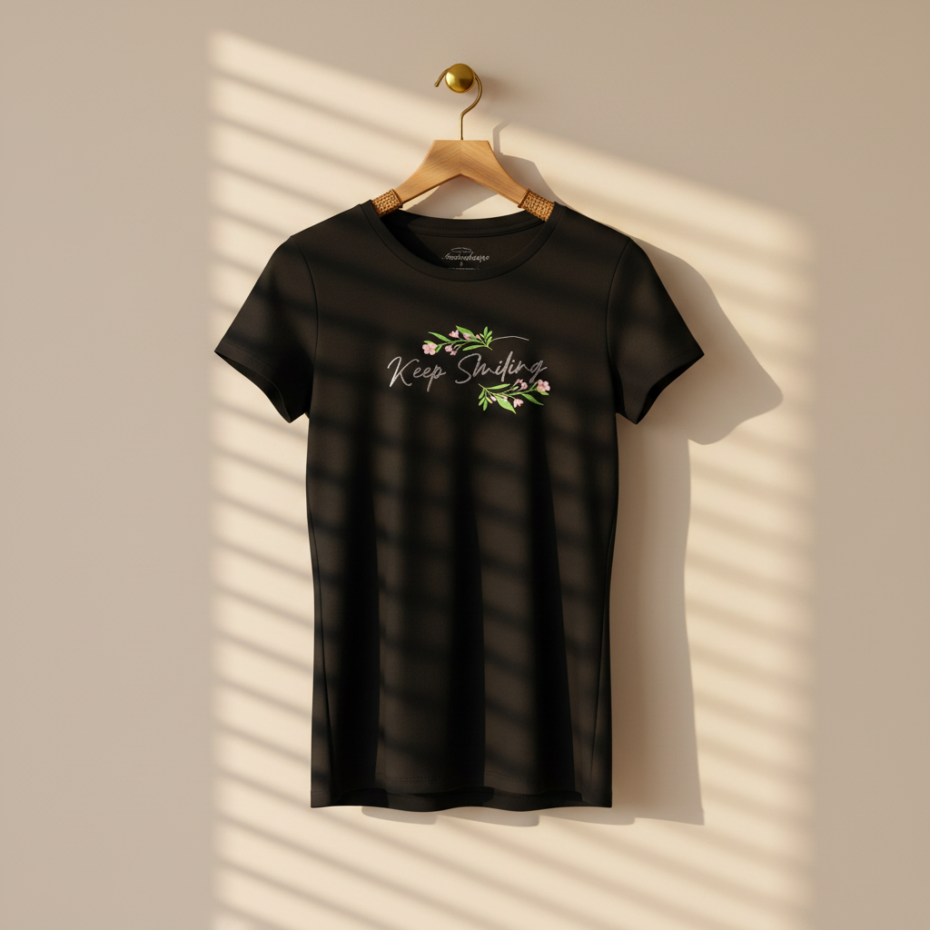 Women Regular Fit Graphic Tee