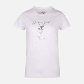 Women Regular Fit Graphic Tee
