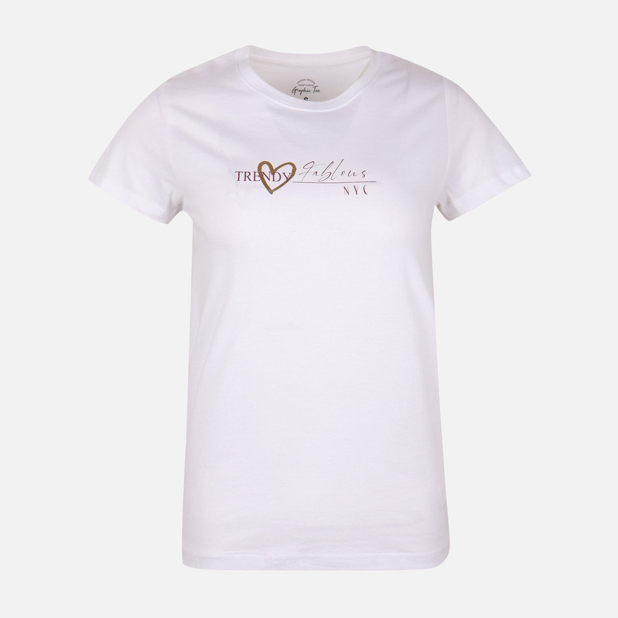 Women Regular Fit Graphic Tee
