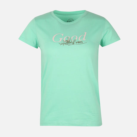 Women Regular Fit Graphic Tee