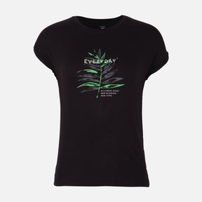 Women Viscose Graphic T-Shirt