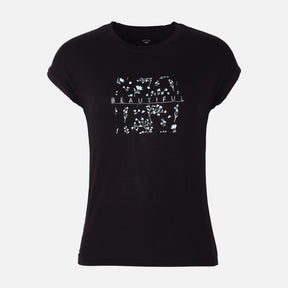 Women Viscose Graphic T-Shirt