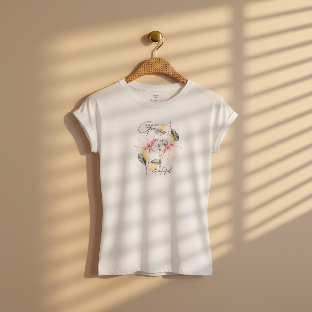 Women Viscose Graphic T-Shirt