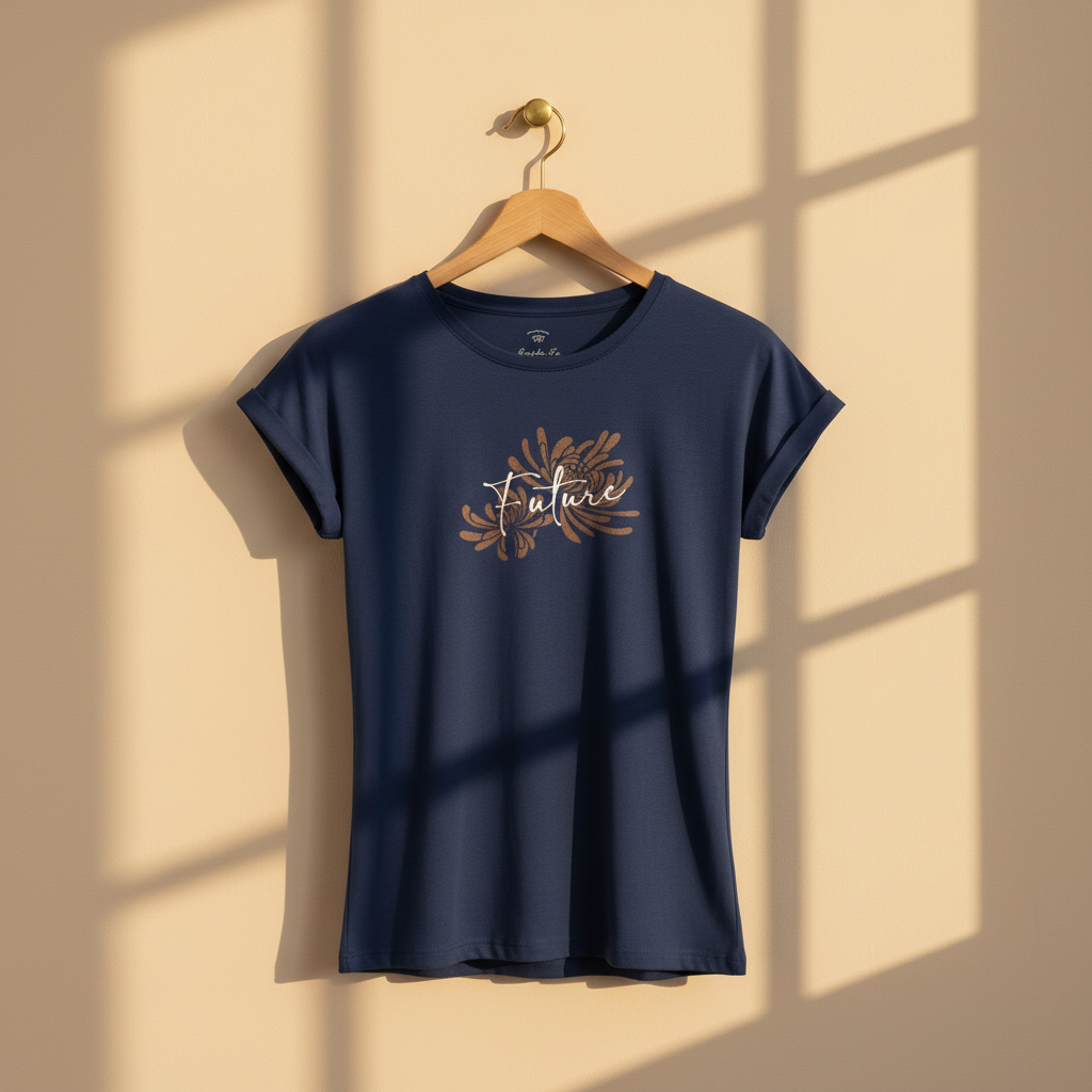 Women Viscose Graphic T-Shirt