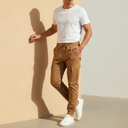 Men Woven Cargo Jogger Pant
