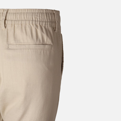 Men Linen Drawstring Trouser