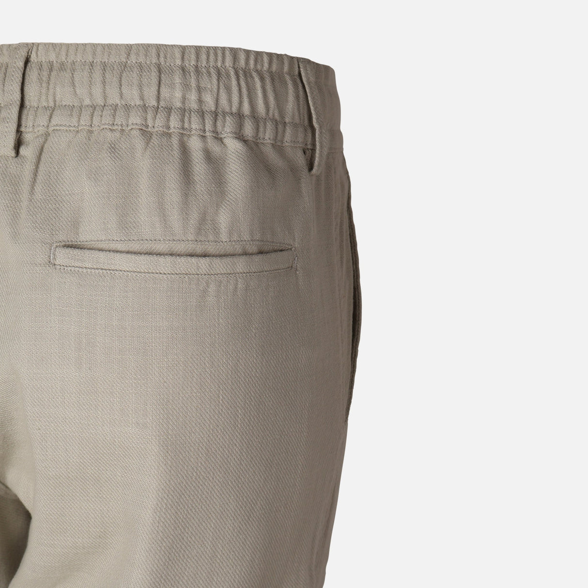 Men Linen Drawstring Trouser