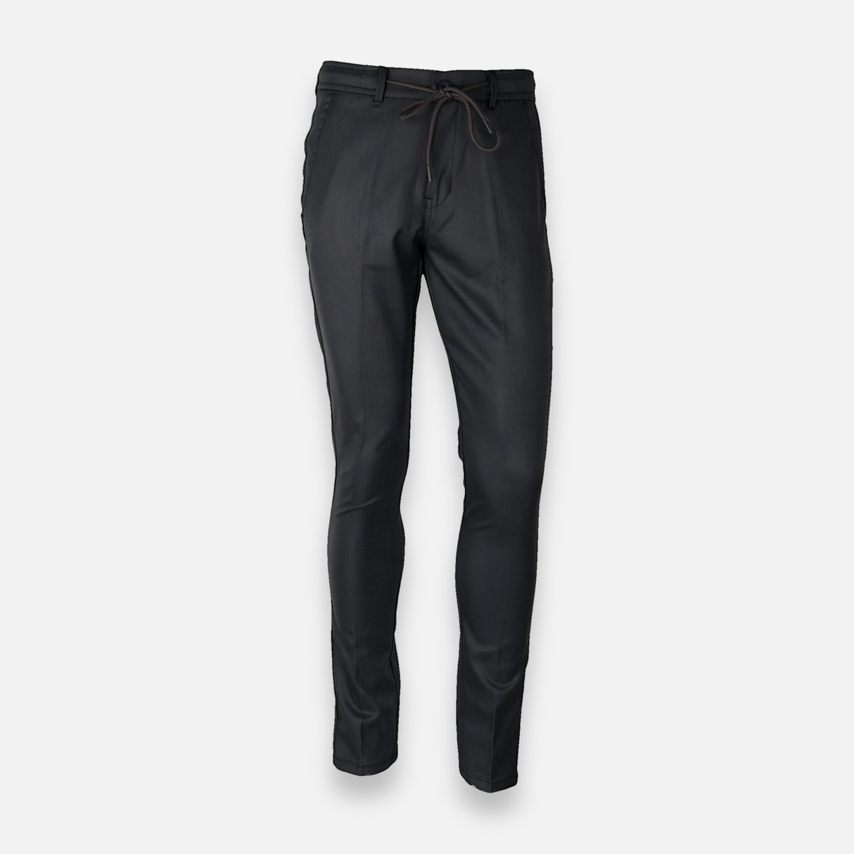 Men Woven Trouser With Elastic Waist