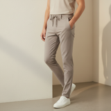Men Woven Trouser With Elastic
