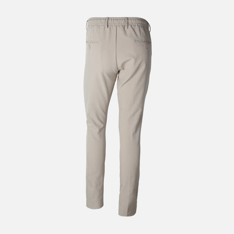 Men Woven Trouser With Elastic