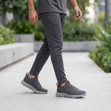 Men Knit Lace-Up Sports Shoes