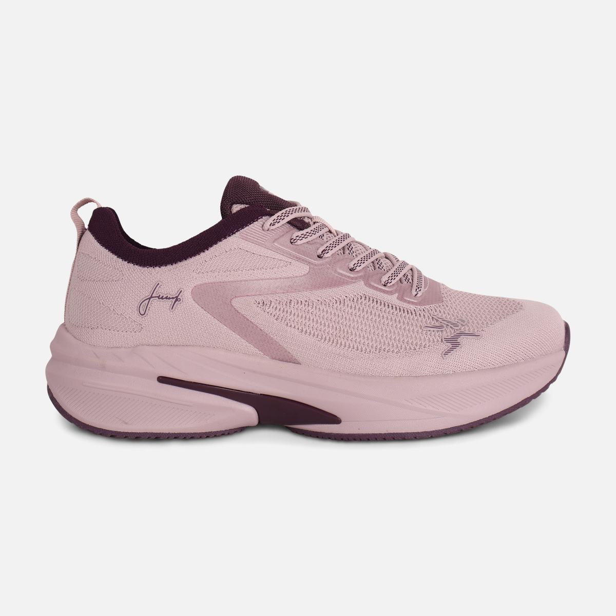Women Lace-Up Knit Sports Shoes