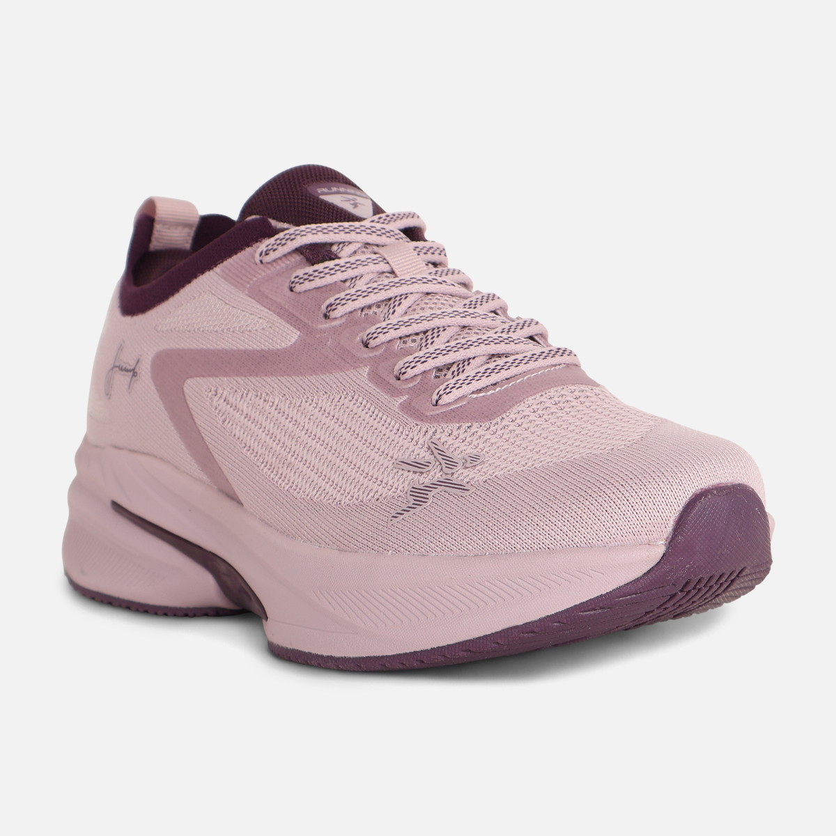 Women Lace-Up Knit Sports Shoes