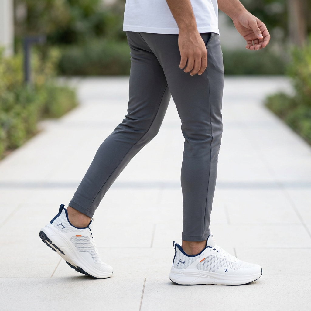 Men Lace-Up Mesh Sports Shoes