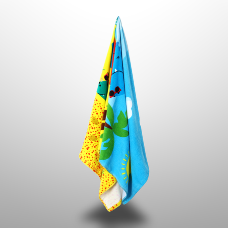 Printed Cotton Poncho Towel
