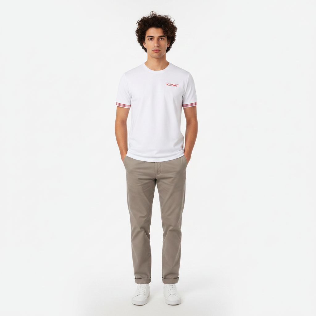 Men T-Shirt Round Neck Short Sleeve