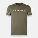 Men Round Neck Short Sleeve T-Shirt